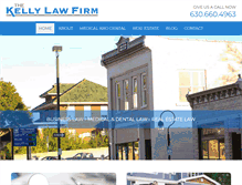 Tablet Screenshot of kelly-lawfirm.com